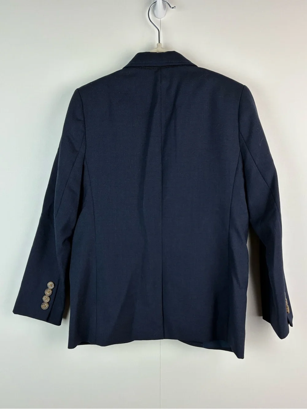 Crewcuts by J.Crew boy's Navy Thompson two-button 100% Wool blazer Size 8
